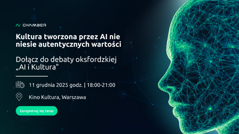 Oxford Debate: "Can AI Be an Artist? A Debate on the Role of Artificial Intelligence in Culture" (Polish only)